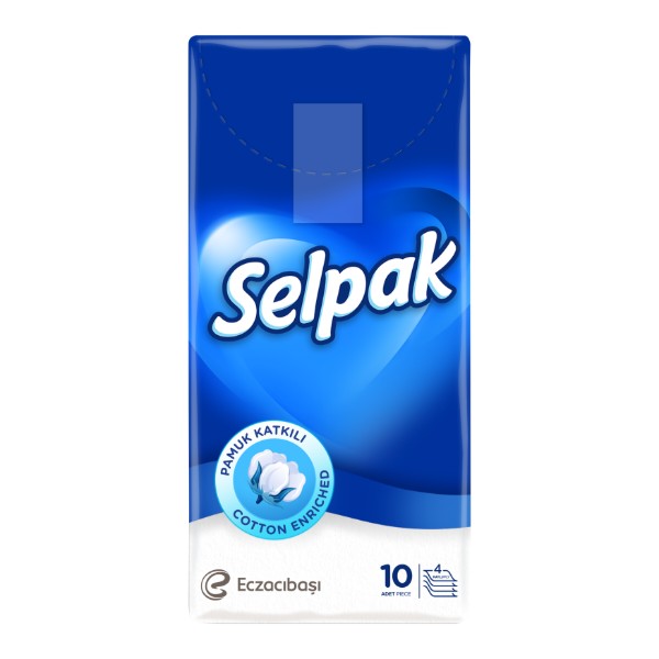 Фото - Салфетки гигиенические сухие SELPAK стандарт 10х10 (36360100)