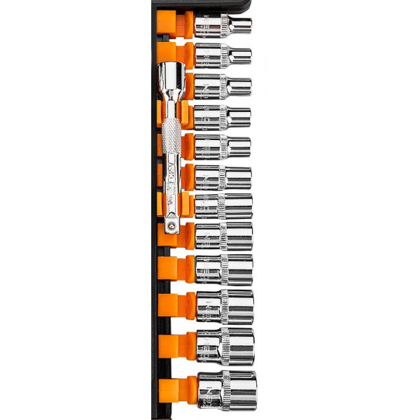 Фото - Набор торцевых головок Neo Tools 1/4" 14 шт (10-000)