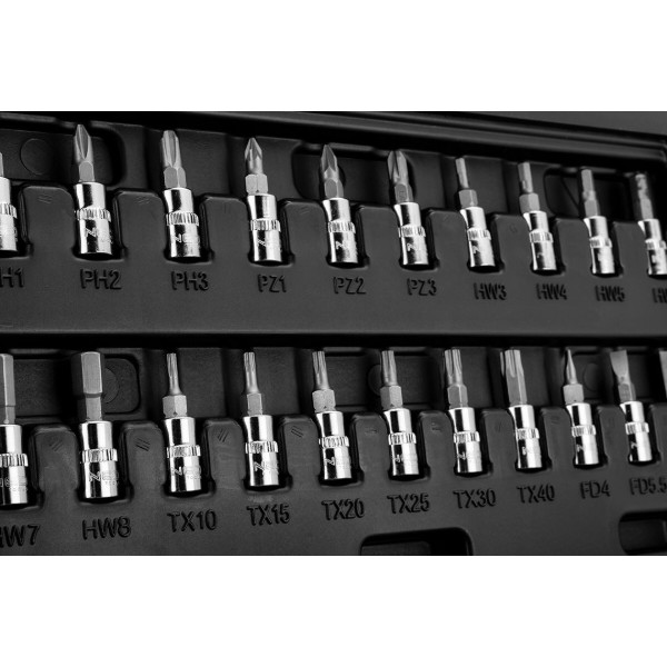 Фото - Набор торцевых головок Neo Tools 1/4" 46 шт. (10-004)