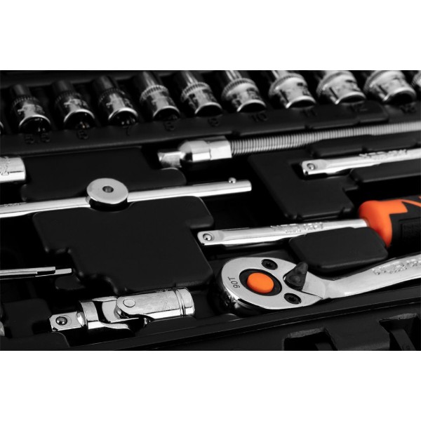 Фото - Набор торцевых головок Neo Tools 1/4" 46 шт. (10-004)