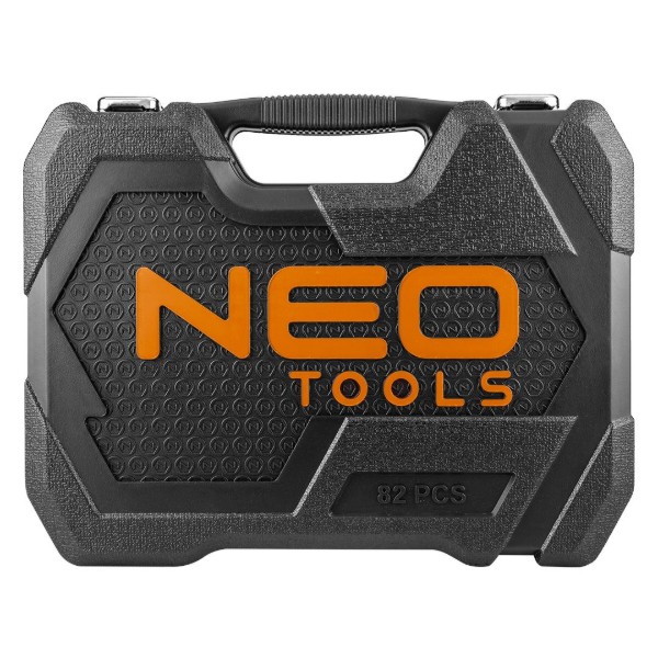 Фото - Набір торцевих голівок Neo Tools 1/2", 1/4" 82 шт. (10-058)