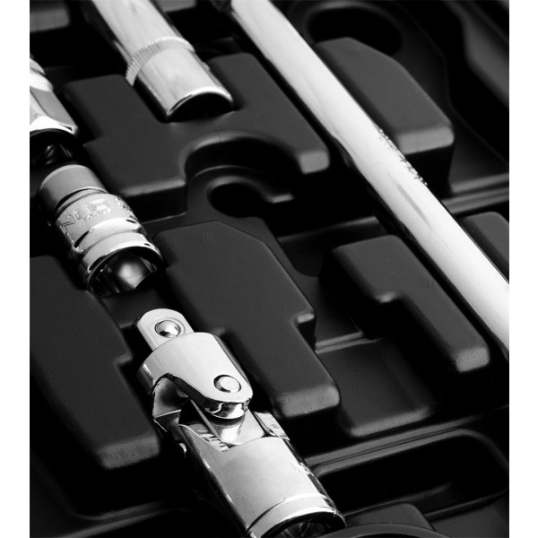 Фото - Набор торцевых головок Neo Tools 1/2", 1/4" 86 шт. (10-060)