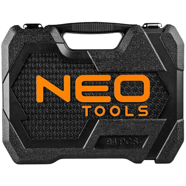 Фото - Набір торцевих голівок Neo Tools 1/2", 1/4" 94 шт. (10-062)