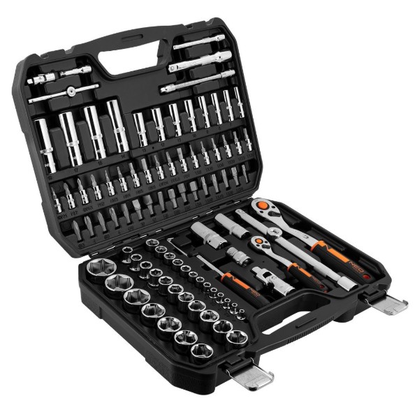 Фото - Набір торцевих голівок Neo Tools 1/2", 1/4" 94 шт. (10-062)