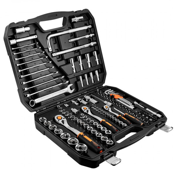 Фото - Набір торцевих голівок Neo Tools 1/2", 1/4", 3/8" 126 шт. (10-070) Фото - Набір торцевих голівок Neo Tools 1/2", 1/4", 3/8" 126 шт. (10-070)