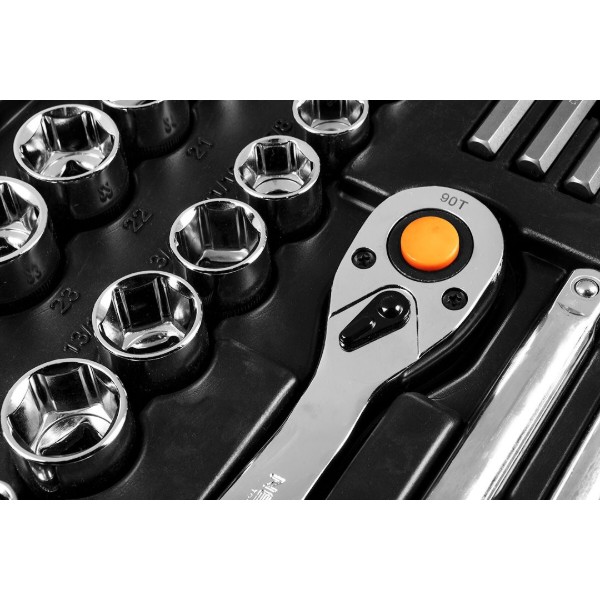 Фото - Набор торцевых головок Neo Tools 1/2", 1/4", 3/8" 233 шт. (10-078)