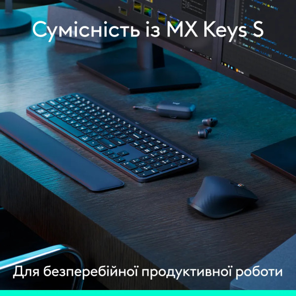 Фото - Миша бездротова Logitech MX Master 3S Performance Graphite Bluetooth (910-007501)