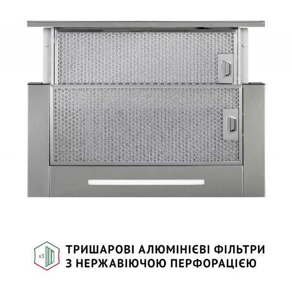 Фото - Вытяжка встраиваемая Perfelli ISEO 6PWX INOX