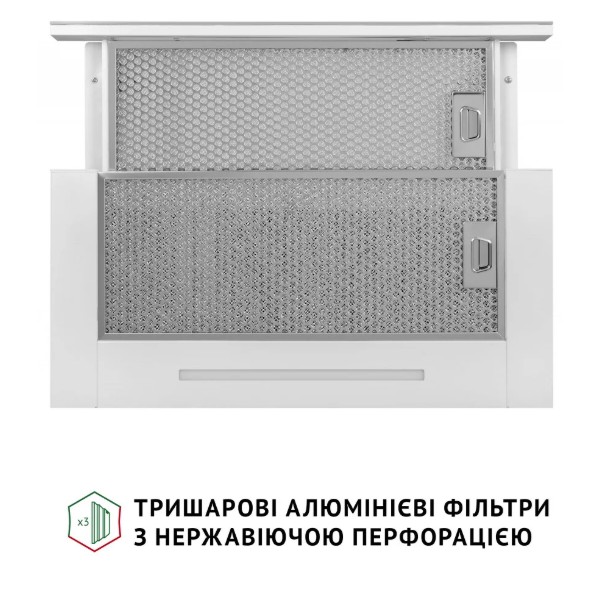 Фото - Витяжка вбудована Perfelli ISEO 6PWX BIANCO