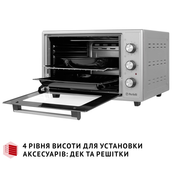 Фото - Печь электрическая Perfelli CLASSIC 37 GREY