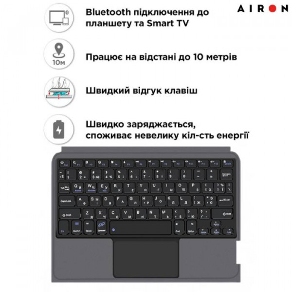 Фото - Чохол-клавіатура для планшета AIRON Premium for iPad Pro 13 2024 (4822352781231)
