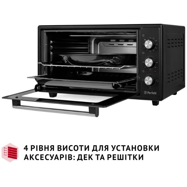 Фото - Печь электрическая Perfelli CLASSIC 48 BLACK