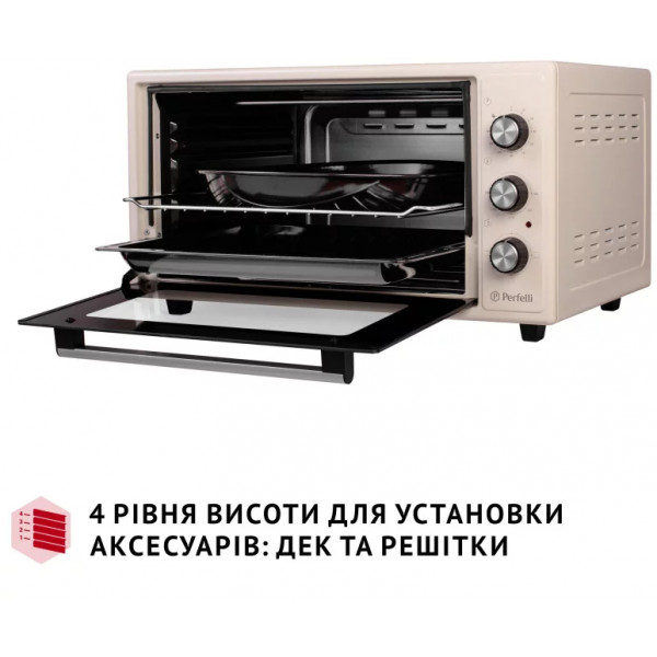 Фото - Піч електрична Perfelli CLASSIC 48 IVORY