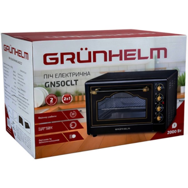 Фото - Піч електрична Grunhelm GN50CLT