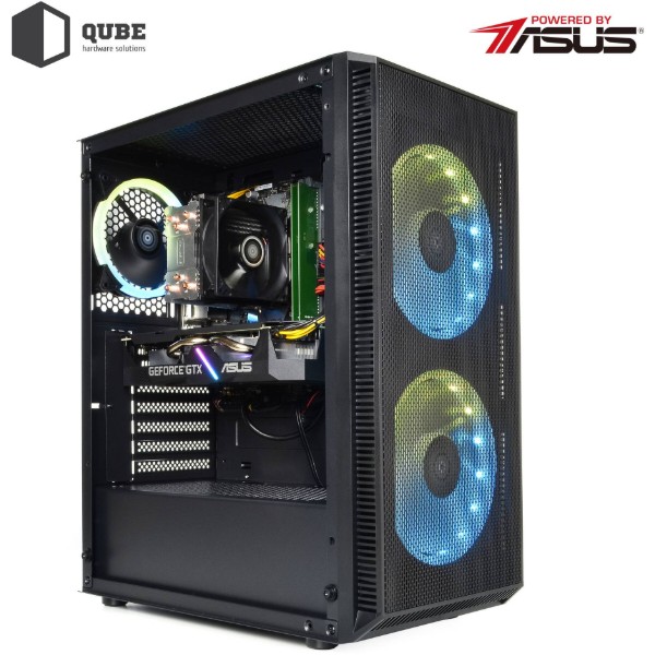 Фото - Системний блок QUBE QB i5 12400F RX 6600 8GB 164 (i512400FRX66008GB164)