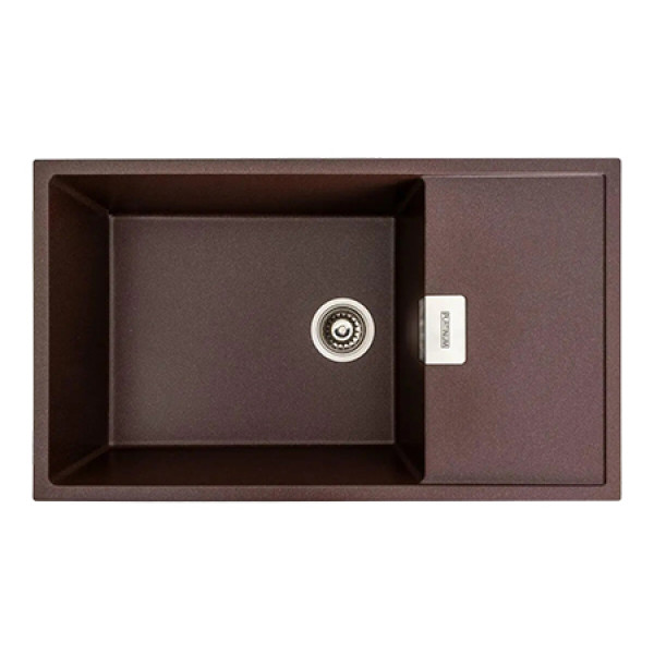 Фото - Мийка кухонна Platinum 8650 DIAMOND матова (мокко) Фото - Мийка кухонна Platinum 8650 DIAMOND матова (мокко)