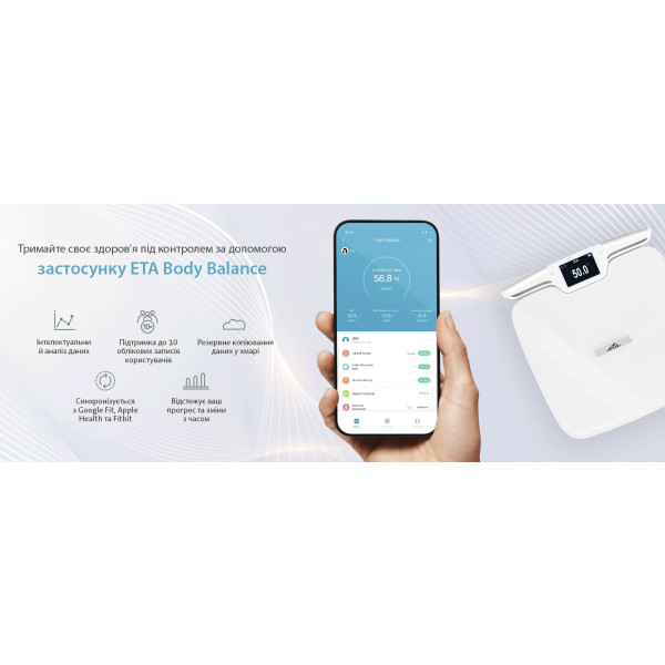 Фото - Ваги підлогові ETA Vital Condition 8779 90000