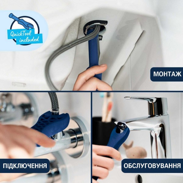 Фото - Смеситель для ванной Grohe QuickFix Dice ColdStart M (1018360000)