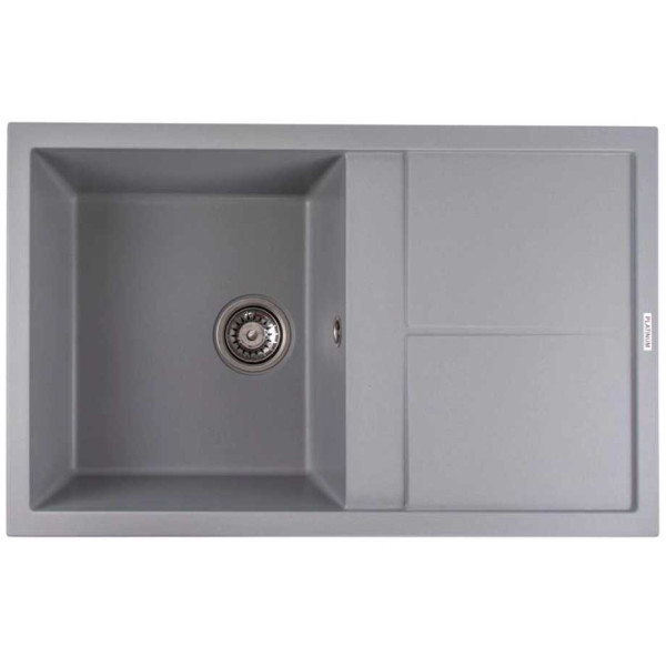 Фото - Мийка кухонна Platinum 7950 Selena матова Сірий металік Фото - Мийка кухонна Platinum 7950 Selena матова Сірий металік