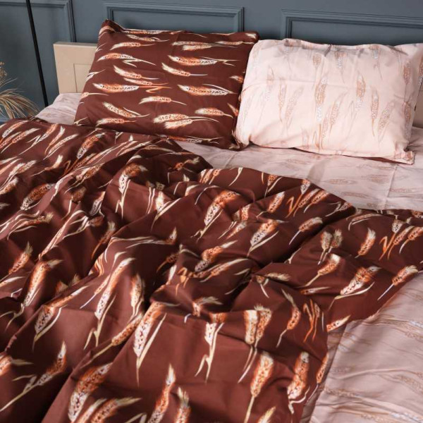 Фото - Простирадло двоспальне MirSon Ranforce Elite 17-0847 Field Inspiration 220x240 см (2200011701066)