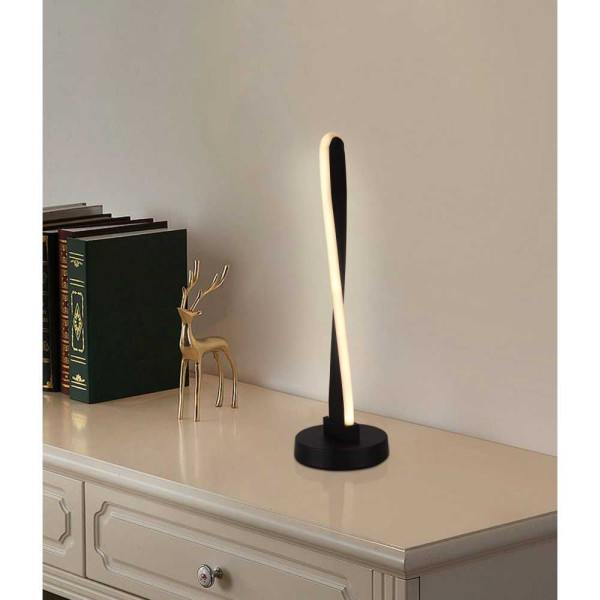 Фото - Настільна лампа Sirius TD2034 BK 12W чорна