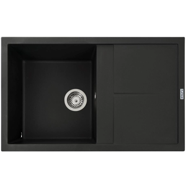 Фото - Мийка кухонна Platinum 7950 Selena матова Чорна Фото - Мийка кухонна Platinum 7950 Selena матова Чорна