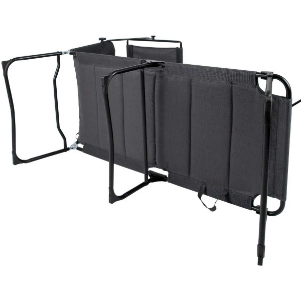 Фото - Розкладне ліжко Bo-camp Sun Lounger With Sunscreen 5 Positions Grey (1304492)