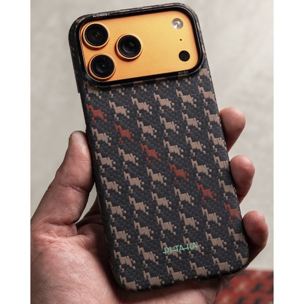 Фото - Чехол для смартфона Pitaka Edge Ultra-Slim Case Happiness Rides Ebony for iPhone 17 Pro Max (HR1707PM)