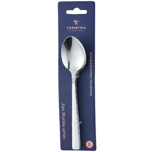 Фото - Набір чайних ложок Corinthia San Marino 6 шт. S-CPITS6-CT3E (CT3E-TS6) Фото - Набір чайних ложок Corinthia San Marino 6 шт. S-CPITS6-CT3E (CT3E-TS6)