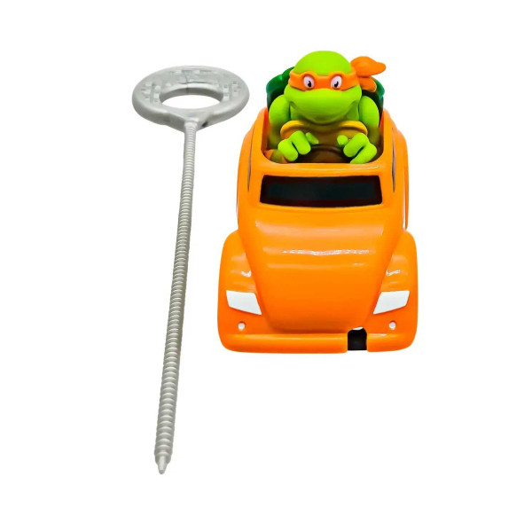 Фото - Коллекционная интерактивная фигурка TMNT Гонщик с лаунчером Микеланджело (71018)