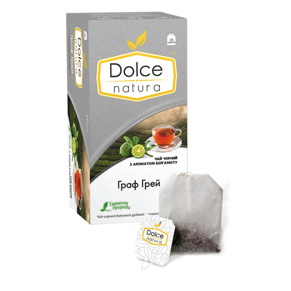 Фото - Чай Dolce Natura Граф Грей 2 шт. (4820093486286)