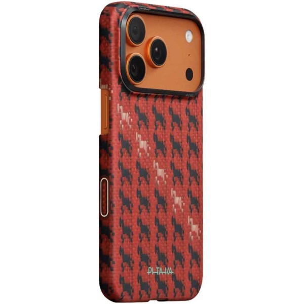Фото - Чехол для смартфона Pitaka Edge Ultra-Slim Case Happiness Rides Maroon for iPhone 17 Pro Max (HR1708PM)