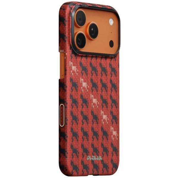 Фото - Чехол для смартфона Pitaka Edge Ultra-Slim Case Happiness Rides Maroon for iPhone 17 Pro (HR1708P)