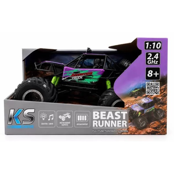 Фото - Радіокерована машинка KS Drive BEAST RUNNER Lilac (10002-1102)