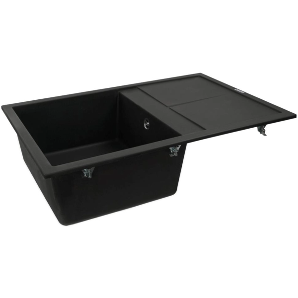 Фото - Мийка кухонна Platinum 7950 Selena матова Чорна