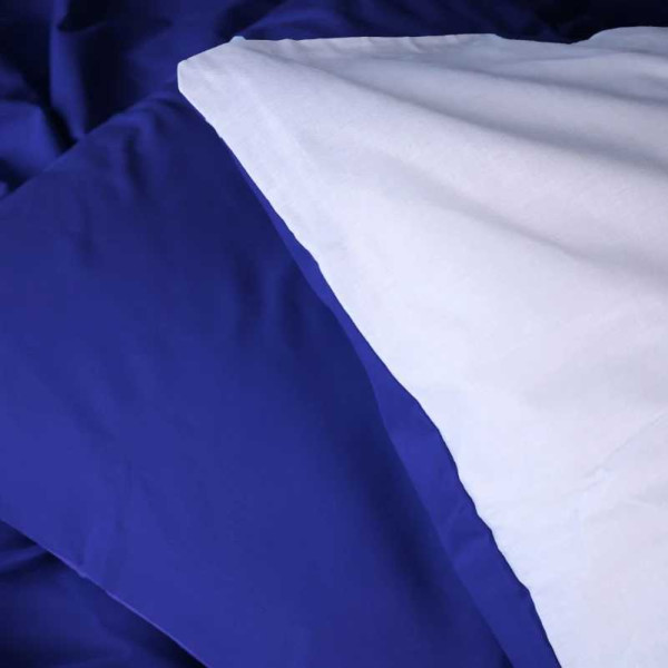 Фото - Комплект постільної білизни дитячий MirSon Ranforce Elite Pablo Blue (11-2107 + 19-4150) 110х140 (2200004663241)