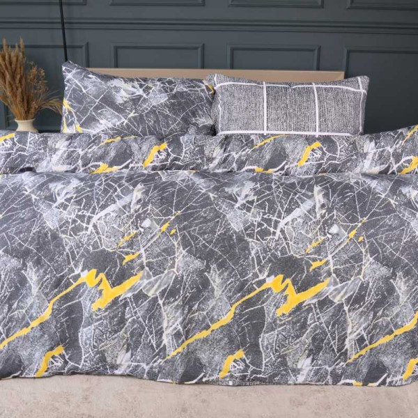 Фото - Простирадло односпальне MirSon Ranforce Elite 17-0848 Faultline 110х160 см (2200011701455)