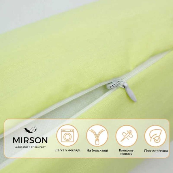 Фото - Подушка валик MirSon №8115 Naturale Line 12-0525 Tiziana EcoSilk 70х16 см (2200006248316)