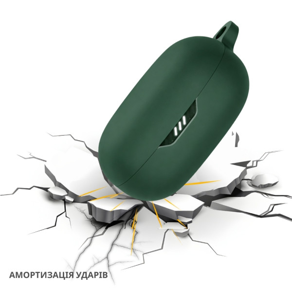 Фото - Чехол для наушников BeCover Silicon for JBL Wave Flex 2 Dark Green (715029)