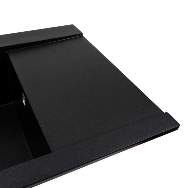 Фото - Мийка кухонна Platinum 9651 ATLAS матовий Чорний металік