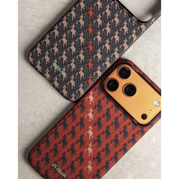 Фото - Чехол для смартфона Pitaka Edge Ultra-Slim Case Happiness Rides Ebony for iPhone 17 Pro Max (HR1707PM)