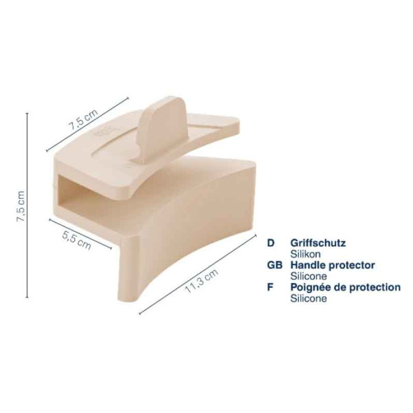 Фото - Прихватка Kela Cali, 11,3х5,5х7,5 см бежева (12871)