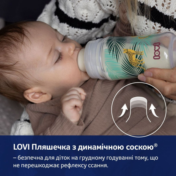 Фото - Пляшка для годування Lovi Trends 120 мл - Jungle Vibes (21/593)