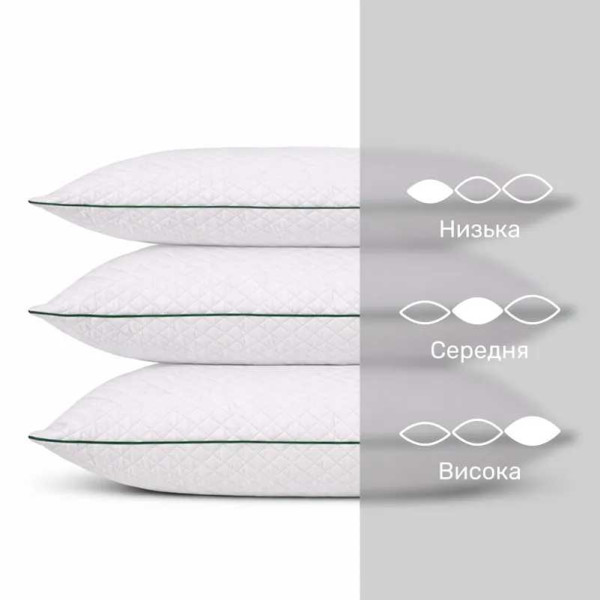 Фото - Подушка стандартна MirSon шовкова Eco 0513 м'яка 50х70 см (2200000042118)