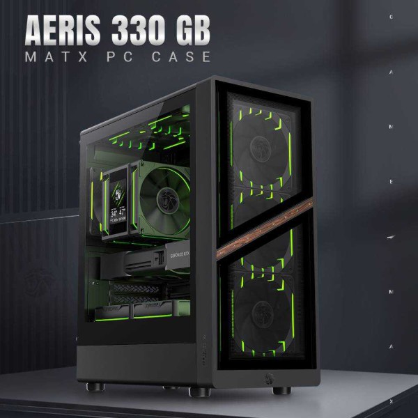 Фото - Корпус Gamemax Mini Tower Без БП (AERIS 330 GB)