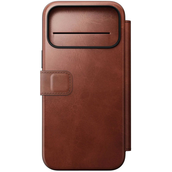 Фото - Чохол для смартфону Nomad Modern Leather Folio Case Horween Olde Dublin for iPhone 17 Pro (NM014094858)