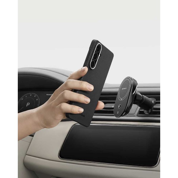 Фото - Чехол для смартфона Pitaka Edge Ultra-Slim Case Classic Twill 600D Black/Grey for Samsung Galaxy S26 (KS2601)