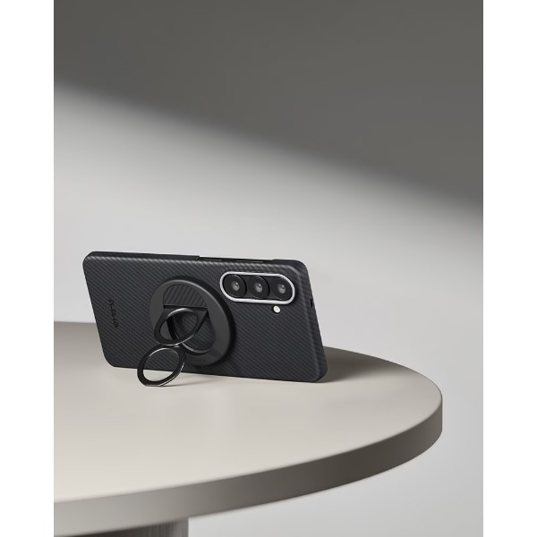 Фото - Чехол для смартфона Pitaka Edge Ultra-Slim Case Classic Twill 600D Black/Grey for Samsung Galaxy S26 Plus (KS2601S)