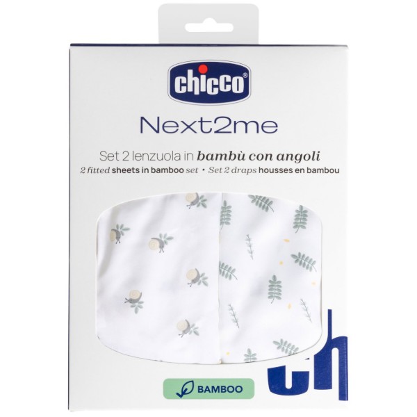 Фото - Простынь детская Chicco Next2Me 2 шт. (01120.35)