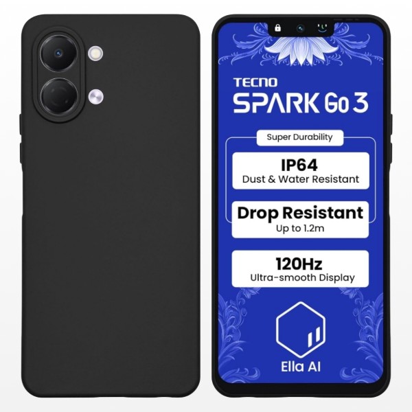 Фото - Чехол для смартфона BeCover for Tecno Spark Go 3 (KN3) Black (715691)